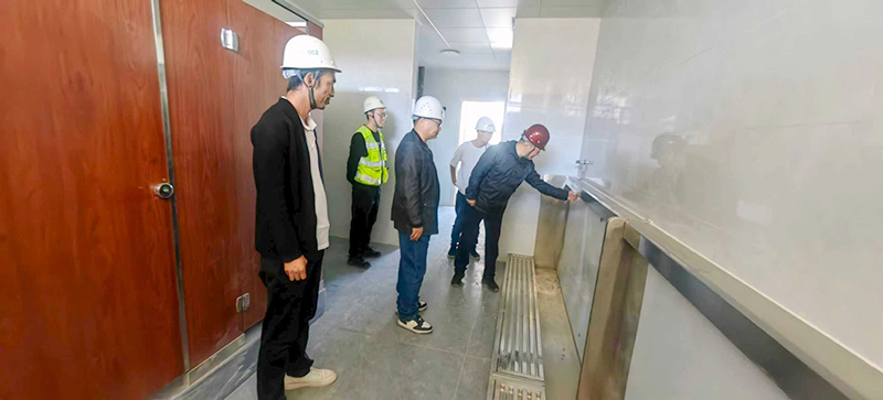 鄭州市建設(shè)投資集團(tuán)有限公司 第六十七高級(jí)中學(xué)項(xiàng)目部國慶、中秋安全生產(chǎn)檢查簡(jiǎn)報(bào)